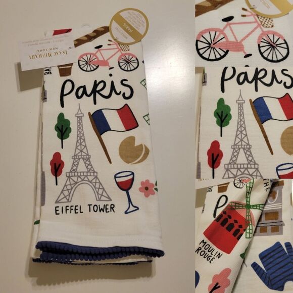 Foulard Femme Paris France Rose - Prêt-à-Porter